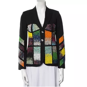 Germanier brand beaded crepe blazer