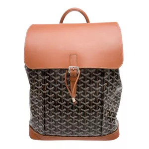 Goyard Alpin Mini Backpack in Black & Tan