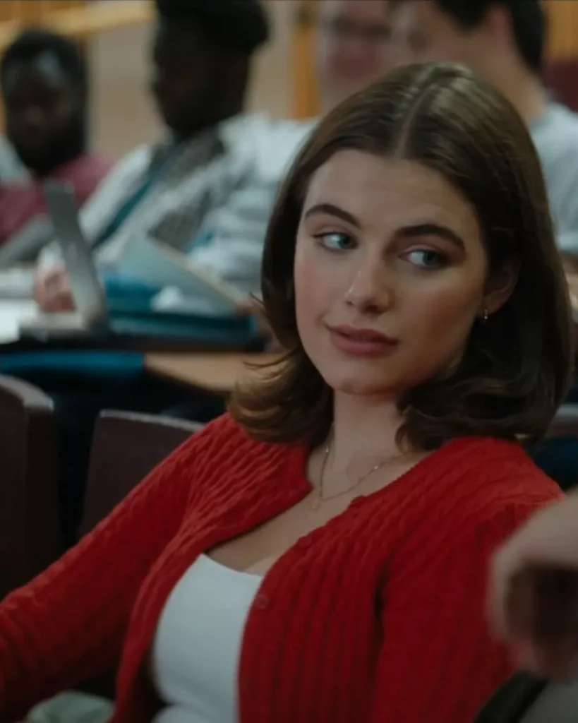 Hannah's Red Cardigan