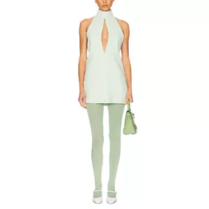 Helsa The Heavy Crepe Halter Dress