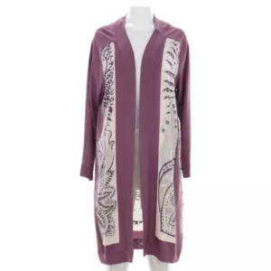 Hermes Women's Twillaine Long Cardigan Wool and Silk