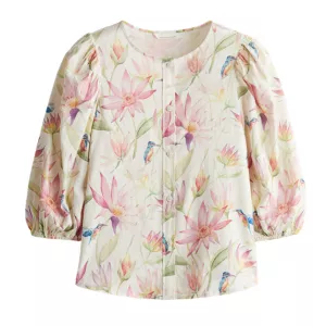 H&M Linen-Blend Blouse