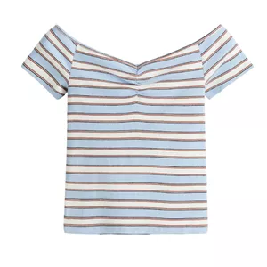 H&M Ribbed Boat-Neck Top