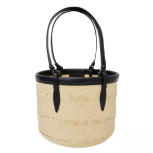 Hunting Season Small Iraca Palm Woven Basket tote