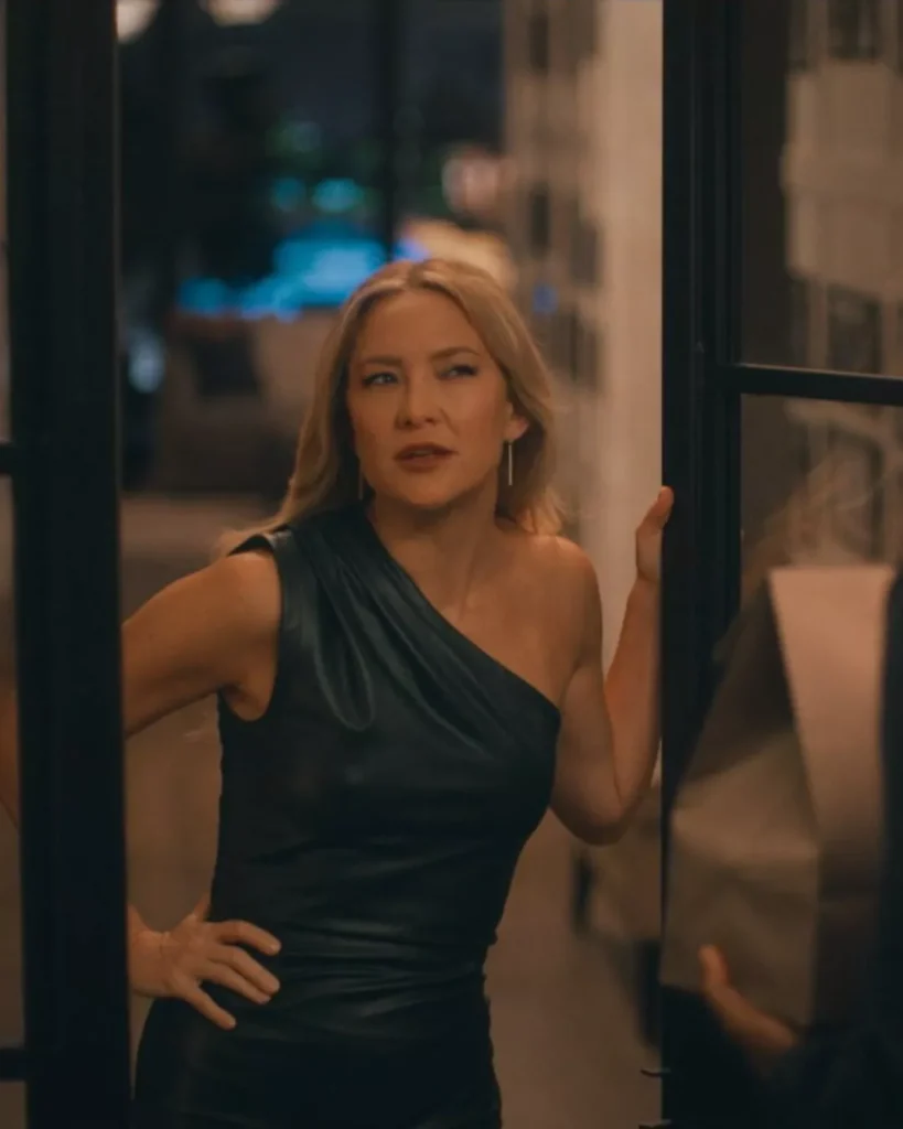 Isla's Leather One Shoulder Dress