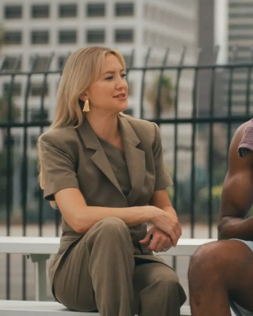 Isla's Olive Blazer on Running Point S02E02