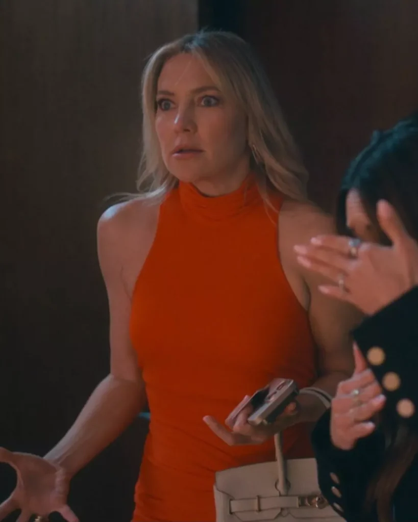 Isla's Orange Maxi Dress on Running Point S02E10