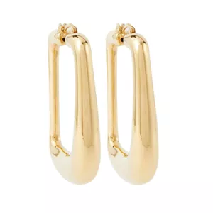 Jacquemus Les Boucles Ovalo hoop earrings