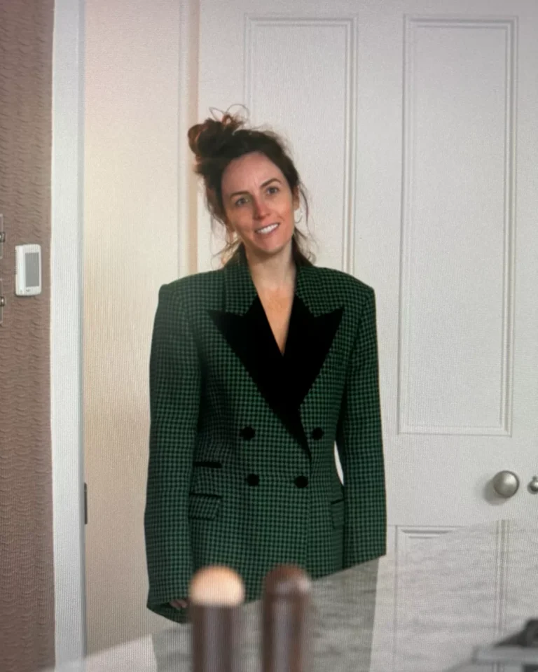 Jane's Green Plaid Blazer