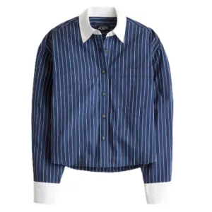 J.Crew Étienne cropped button-up shirt