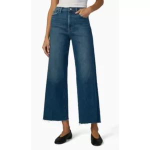 Joe's The Mia Raw Hem High Waist Ankle Wide Leg Jeans