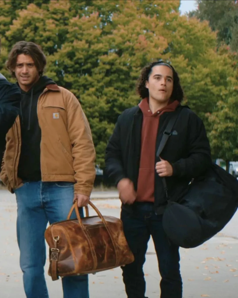 John's Leather Duffle Bag on Off Campus S01E07