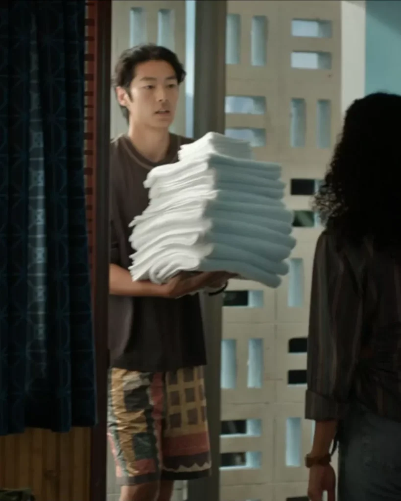 Jordie's Patchwork Shorts on Every Year After S01E02