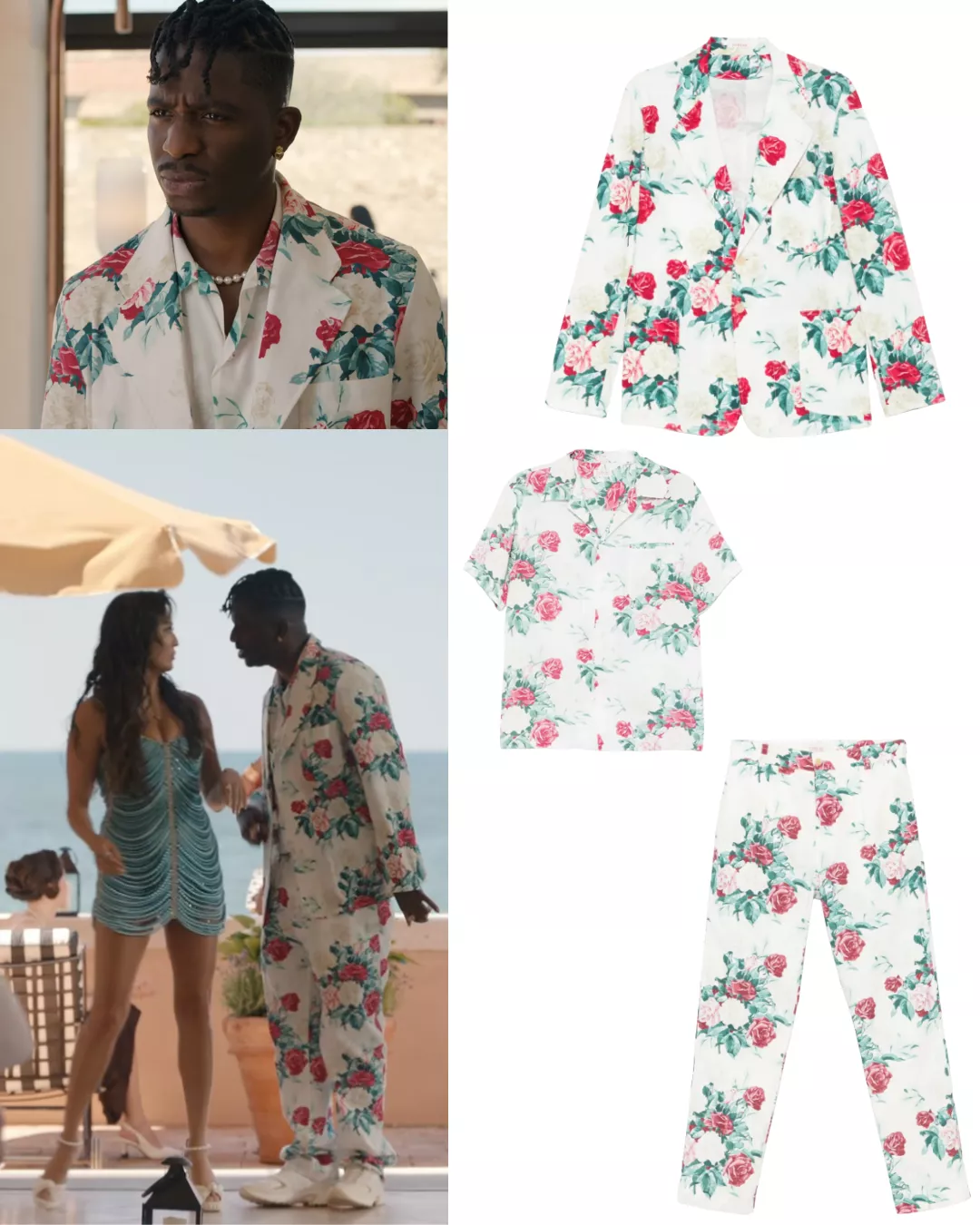 Julian’s Floral Jacket and Pants
