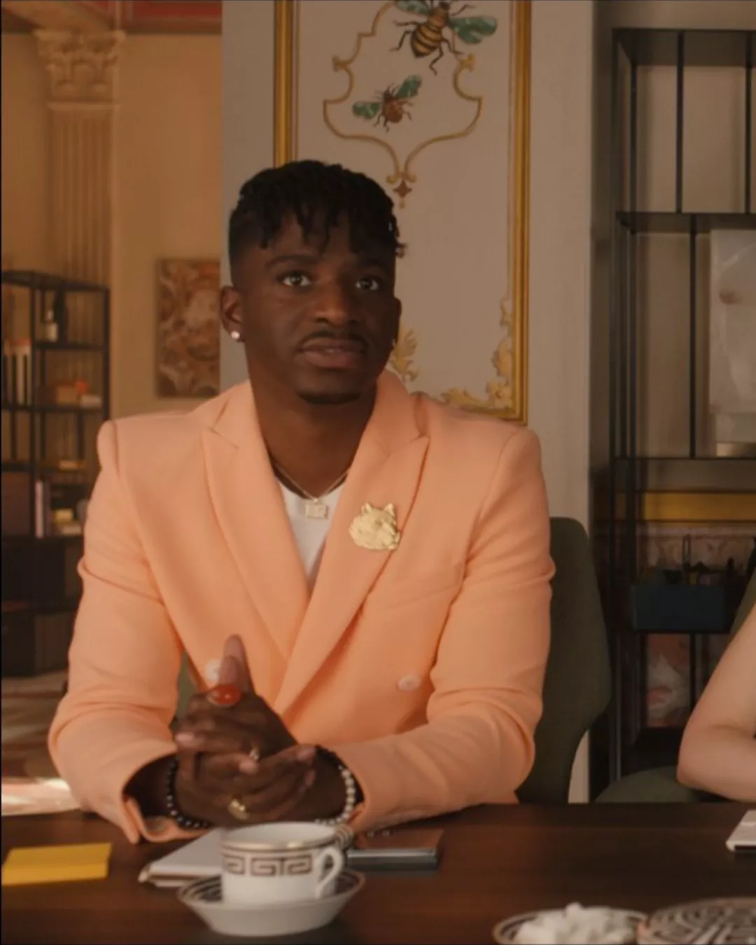 Julien’s Peach Blazer