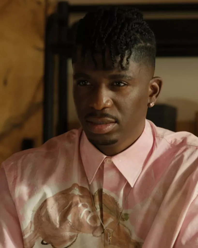 Julian’s Pink Button Up Shirt