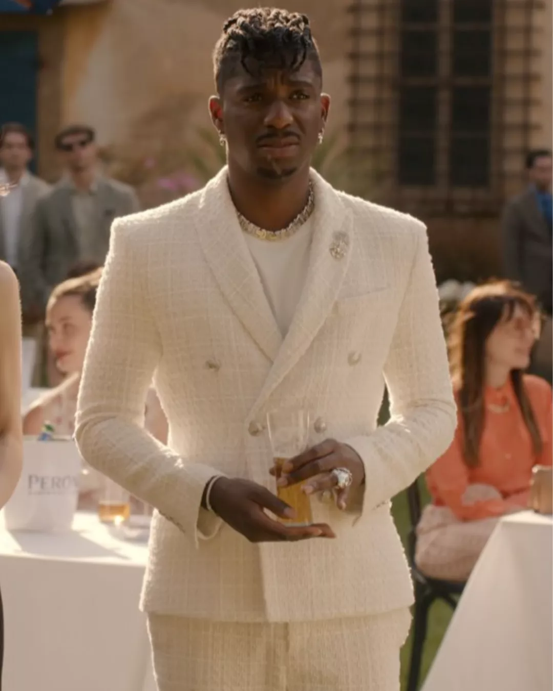 Julian's White Tweed Blazer