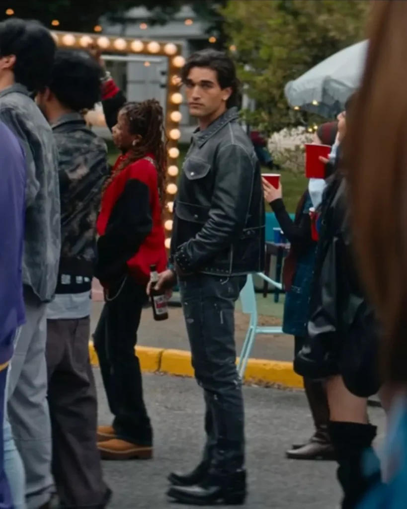 Justin's Black Leather Jacket