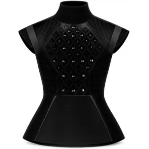 Karlina Caune Fall 2012 Quilted Embellished Top