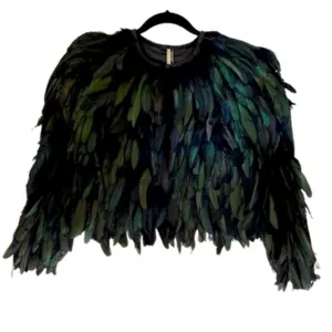 Kate Moss for Topshop Feather Bolero