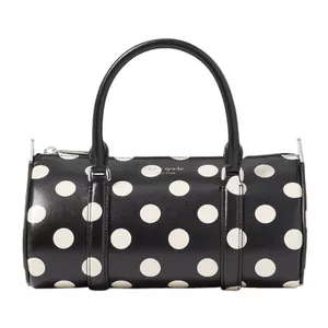 kate spade icon dot small barrel baguette bag