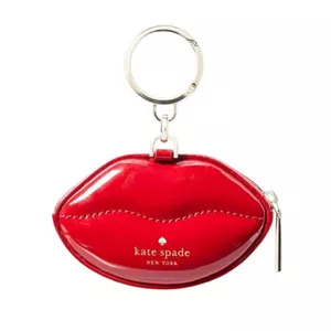 kate spade Mwah 3D Coin Purse Keychain