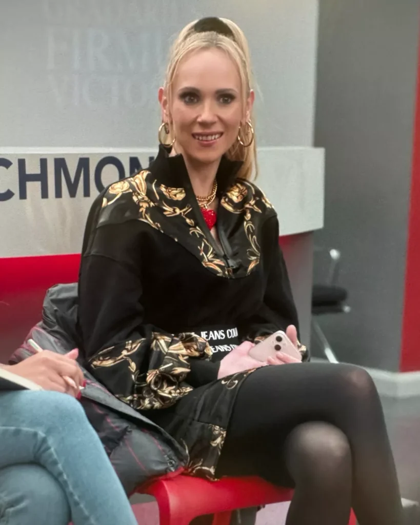 Keeley's Black and Gold Sweater