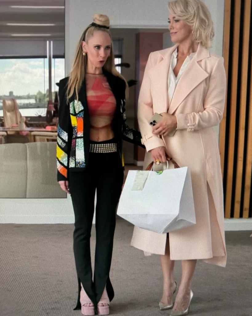 Keeley's Black Slit Pants