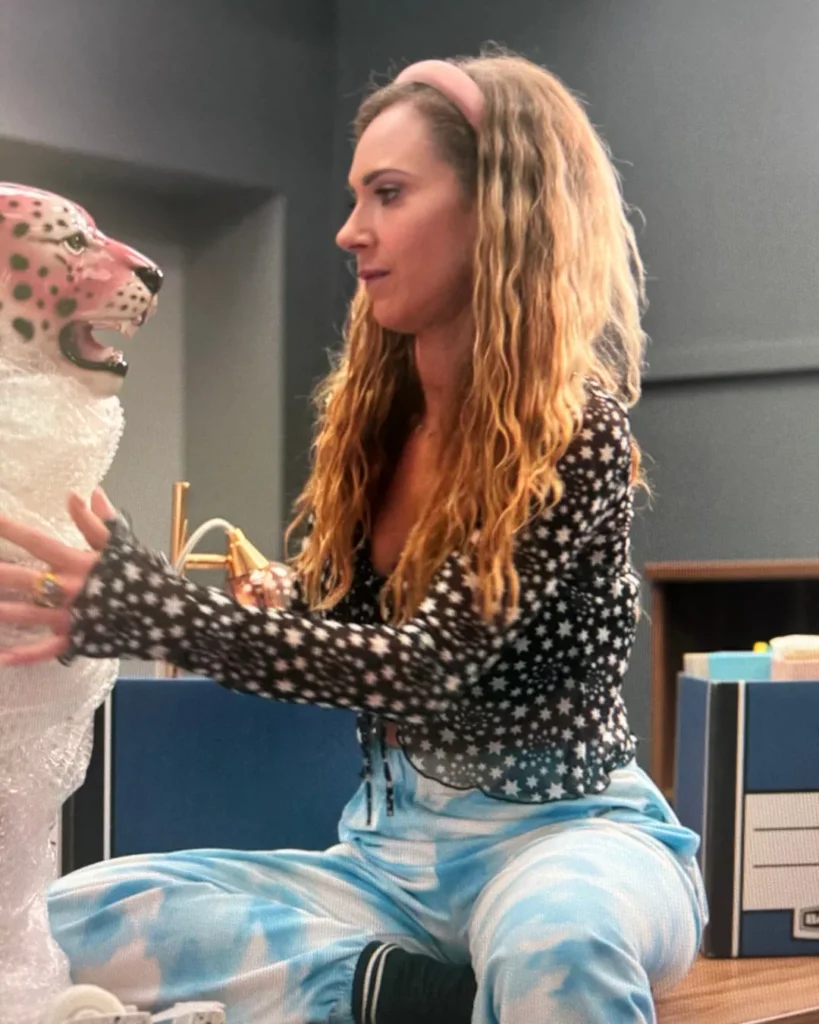 Keeley's Black Star Print Top