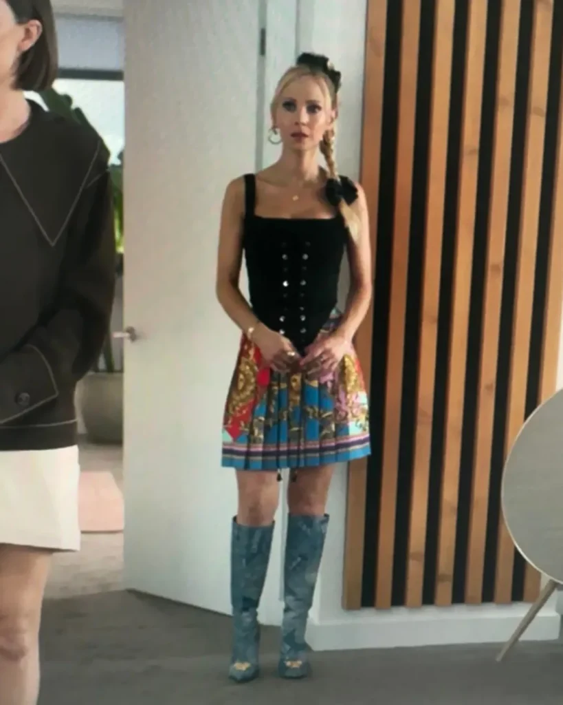 Keeley's Blue Denim Boots