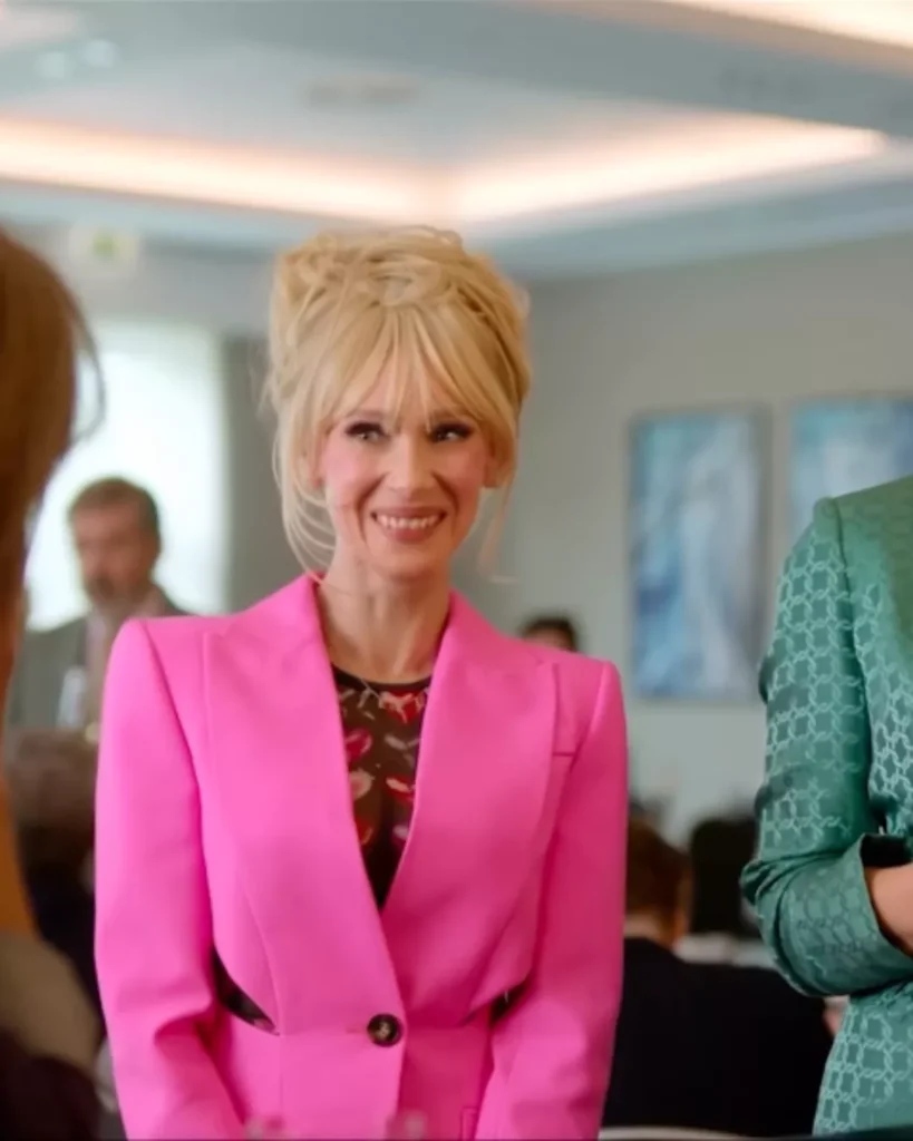 Keeley's Bright Pink Blazer