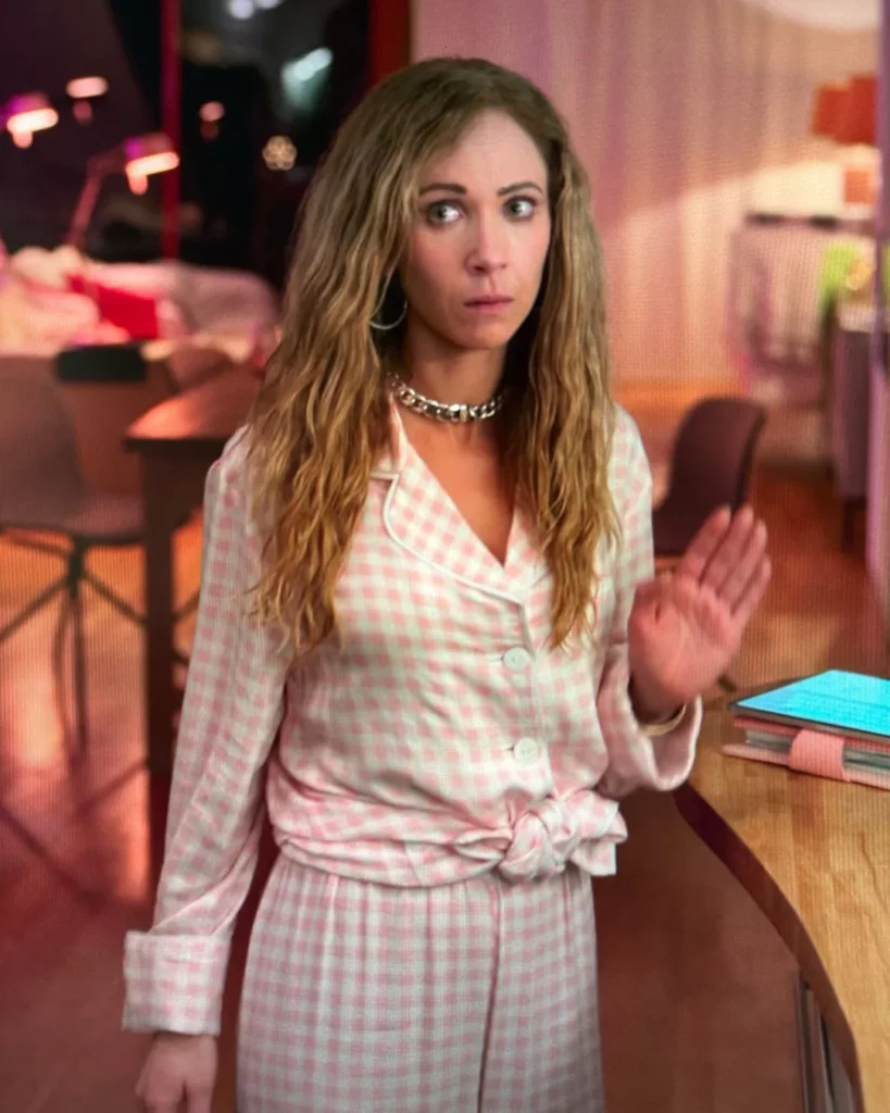 Keeley's Pink Gingham Pajamas