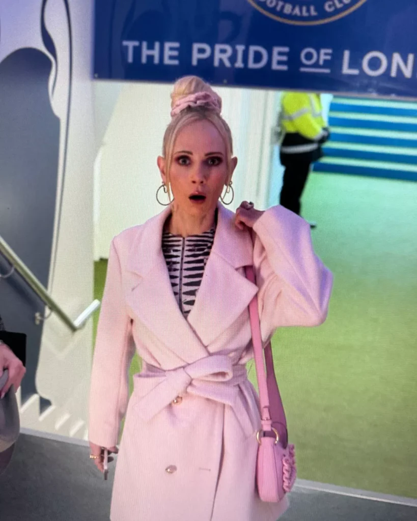 Keeley's Pink Tie Waist Coat