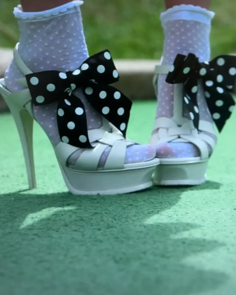 Keeley's White Platform Sandals