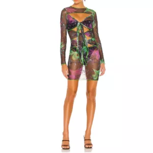 Kim Shui Multi Tie Mesh Dress