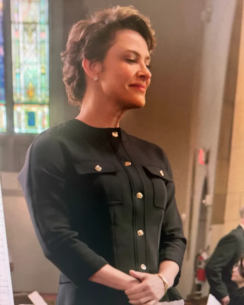 Kit's Black Jacket with Gold Buttons