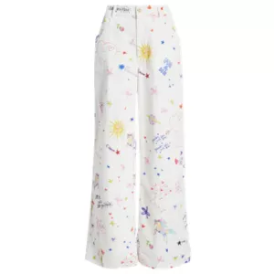 Kulani Kinis Printed Straight Leg Jeans