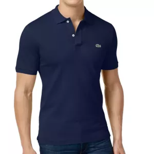 Lacoste Men's Slim Fit Short Sleeve Ribbed Polo Shirt