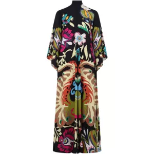 LaDouble J Magnifico Dress Peacock Placée in Pebbled Sable