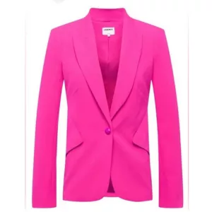L'AGENCE Chamberlain blazer in a bright pink