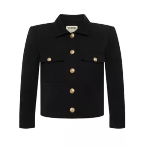 L'Agence Kumi Cropped Fitted Jacket