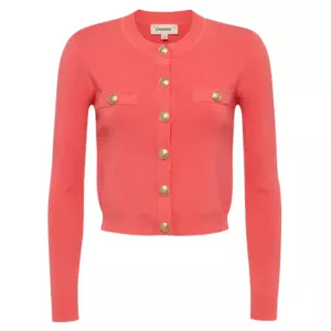 L'AGENCE Toulouse Knit Crop Cardigan