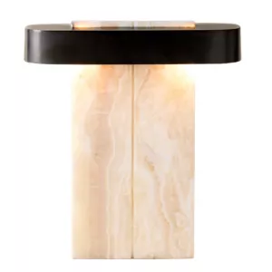 Lastra White Onyx Table Lamp