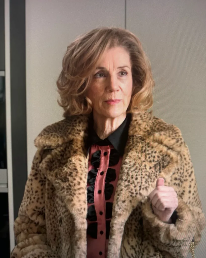 Leopard Print Fur Coat