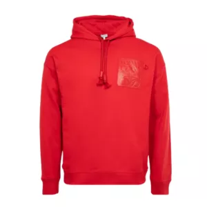 Loewe relaxed fit hoodie in red