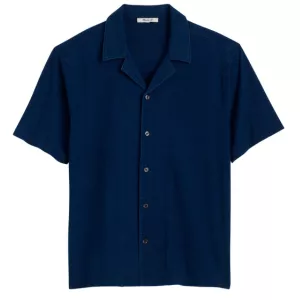 Madewell Indigo-Dyed Camp Collar Shirt