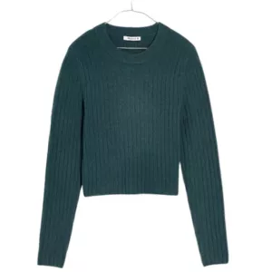 Madewell Readfield rib-knit crop sweater