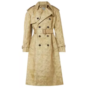 Maison Margiela brocade trench coat