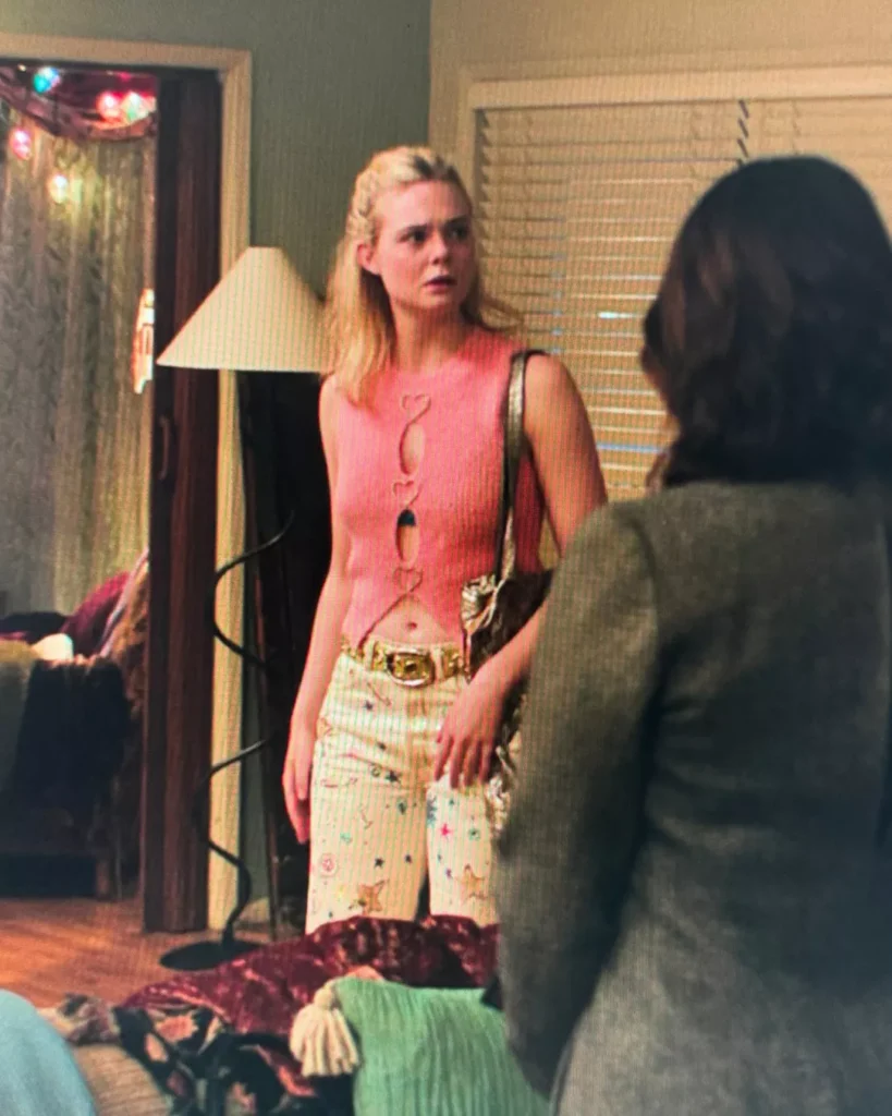 Margo's Pink Heart Cutout Sweater