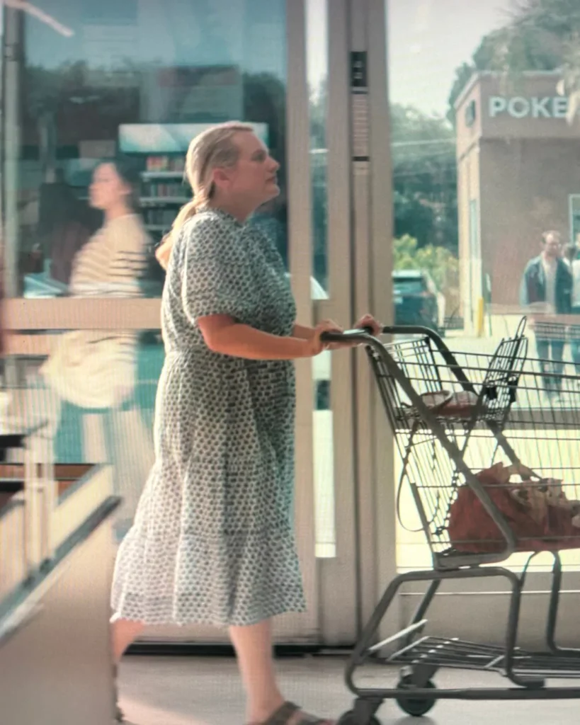 Mary’s Blue and White Dress